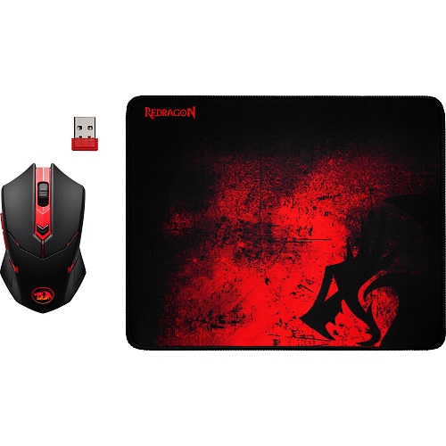 Комплект (мышь + коврик) Redragon M601WL-BA (78227)