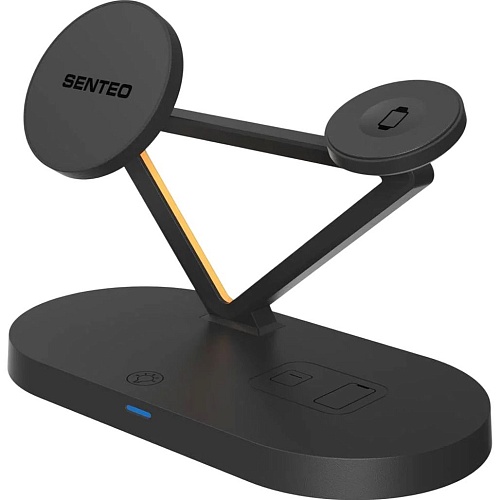 Беспроводное зарядное устройство Senteo D1 Navi Stand 5in1 Black