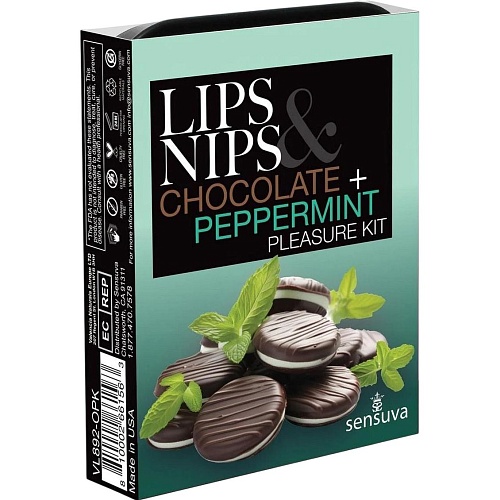 Подарочный набор Sensuva Lips & Nips Pleasure Kit - Chocolate Peppermint (SX2598)