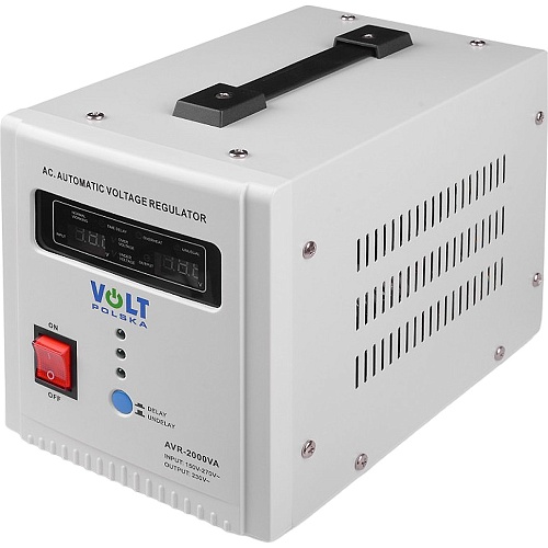 Стабілізатор напруги Volt Polska AVR 2000 VA (5AVR2000SE) - придбати в Дніпрі, Україні: ціна, характеристики | інтернет-магазин TOUCH