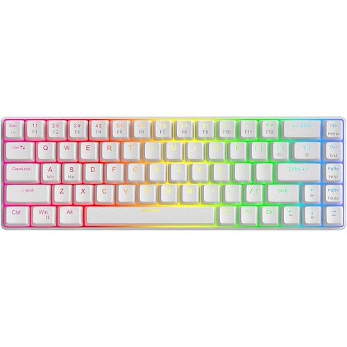 Клавиатура MageGee MK-BOX RGB Magnetic Amethyst Switch White (6971969728653-UA)