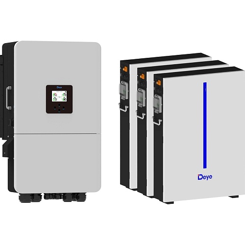 Система зберігання енергії Deye SUN-20K-SG05LP3-EU-SM2 20kW + 3 АКБ RW-M6.1-B 18.4kWh (51.2V/120Ah/6144Wh) - придбати в Дніпрі, Україні: ціна, характеристики | інтернет-магазин TOUCH
