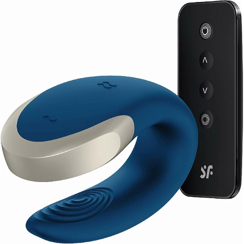 Смарт-вібратор для пар Satisfyer Double Love Luxury Partner Vibrator Blue (SO4929) - придбати в Дніпрі, Україні: ціна, характеристики | інтернет-магазин TOUCH