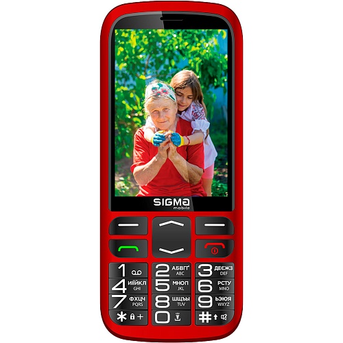 Мобільний телефон Sigma mobile Comfort 50 Optima USB-C Red UA-UCRF - придбати в Дніпрі, Україні: ціна, характеристики | інтернет-магазин TOUCH