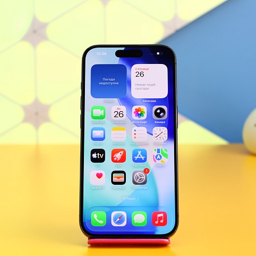 Смартфон Apple iPhone 15 Pro 128GB Black Titanium (MTUV3) Б/У