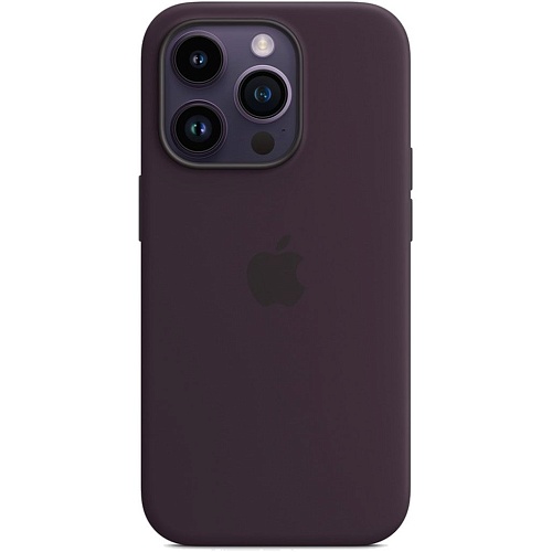 Чехол Silicone Case with MagSafe для Apple iPhone 14 Pro Elderberry AAA