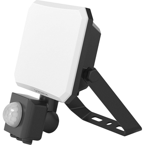 Світлодіодний прожектор Videx F3 з датчиком руху і освітленості 20W 5000K Black (VLE-F3-0205B-S) - придбати в Дніпрі, Україні: ціна, характеристики | інтернет-магазин TOUCH
