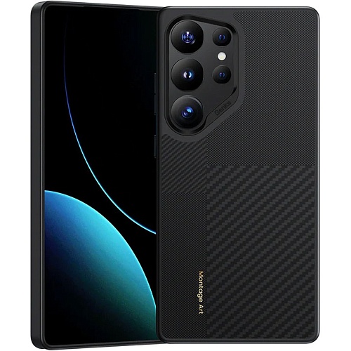 Чехол Benks Montage ArmorPro Kevlar Case 600D/1500D Magnetic для Samsung Galaxy S25 Ultra Black (6948005949181)