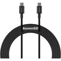 Кабель Baseus Superior Series Fast Charging USB-C to USB-C 100W 2m Black (CATYS-C01) - придбати в Дніпрі, Україні: ціна, характеристики | інтернет-магазин TOUCH