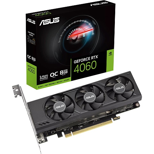Видеокарта Asus GeForce RTX 4060 LP BRK OC Edition 8GB (RTX4060-O8G-LP-BRK) UA 