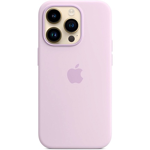 Чехол Silicone Case с MagSafe для Apple iPhone 14 Pro (Lilac) ААА