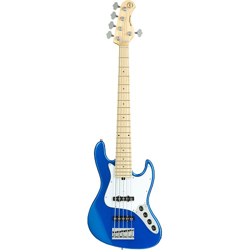 Бас-гитара Sadowsky MetroExpress 21-Fret Vintage J/J Bass Maple 5-String Ocean Blue Metallic High Polish