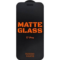 Защитное стекло Mango Matte Full Cover Glass для Apple iPhone 17 Pro Black