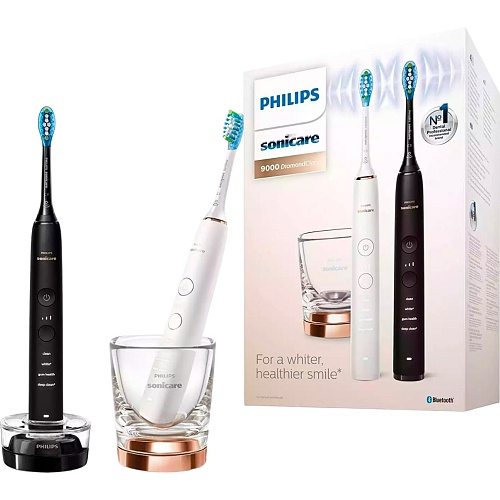 Электрическая зубная щетка Philips Sonicare DiamondClean 9000 White & Black (HX9914/57)