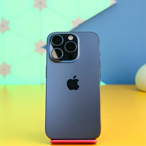 Смартфон Apple iPhone 15 Pro 128GB eSIM Blue Titanium (MTQQ3) Б/У - придбати в Дніпрі, Україні: ціна, характеристики | інтернет-магазин TOUCH