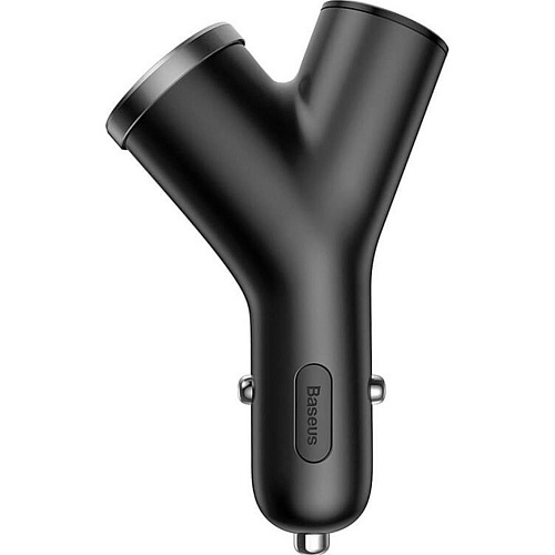 Автомобильное зарядное устройство Baseus Y Type Car Charger Black (CCALL-YX01)