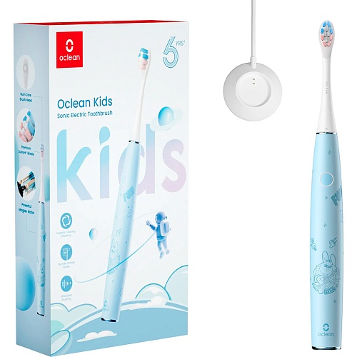 Электрическая зубная щетка Oclean Kids Electric Toothbrush Blue (6970810552379)