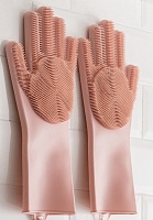 Силиконовые перчатки Xiaomi Jordan-Judy Silicone Gloves (Pink)