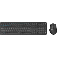 Комплект (клавіатура + миша) Rapoo 9800M Dark Grey - придбати в Дніпрі, Україні: ціна, характеристики | інтернет-магазин TOUCH