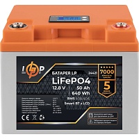 Акумулятор LogicPower LiFePO4 LCD Smart BT 12V (12.8V/50Ah/640Wh) (BMS 40A/40А) (24421) - придбати в Дніпрі, Україні: ціна, характеристики | інтернет-магазин TOUCH