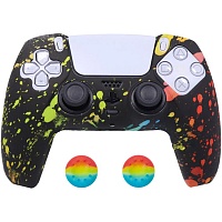 Чехол на геймпад Silicone Case для Sony DualSense Graffiti P