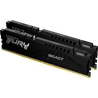 Модуль памяти DDR5 Kingston FURY Beast 2x16GB 6000MHz Black (KF560C36BBE2K2-32)