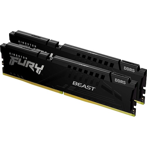 Модуль памяти DDR5 Kingston FURY Beast 2x16GB 6000MHz Black (KF560C36BBE2K2-32)