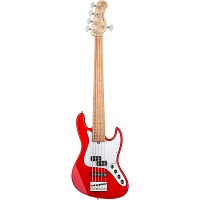 Sadowsky MetroExpress 21-Fret Hybrid P/J Bass, Morado, 5-String Candy Apple Red Metallic (бас-гитара)[170384][Бас-гитары|Бас-гітари][]