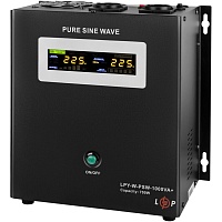 Источник бесперебойного питания (ИБП) LogicPower LPY-W-PSW-1000VA+ (4144)