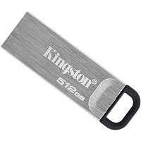 USB флеш-накопитель Kingston DataTraveler Kyson 512GB USB-A 3.2 Silver/Black (DTKN/512GB)