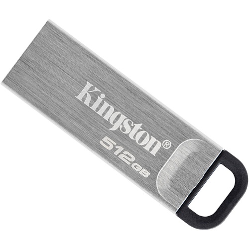 USB флеш-накопичувач Kingston DataTraveler Kyson 512GB USB-A 3.2 Silver/Black (DTKN/512GB) - придбати в Дніпрі, Україні: ціна, характеристики | інтернет-магазин TOUCH