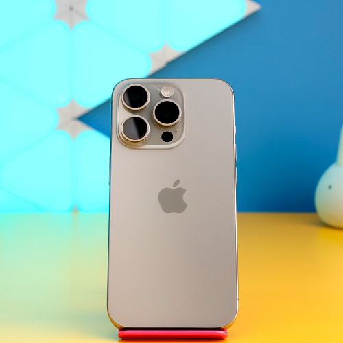 Смартфон Apple iPhone 15 Pro 128GB Natural Titanium (MTUX3) Б/У - придбати в Дніпрі, Україні: ціна, характеристики | інтернет-магазин TOUCH