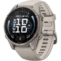 Смарт-часы Garmin Fenix 9 43mm Titanium with Fog Gray Silicone Band (010-04761-00/01)