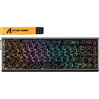 Клавиатура Attack Shark X68 MAX HE RGB Magnetic Linear Switches Black Contour Line (AS-6972792470740-BCL)