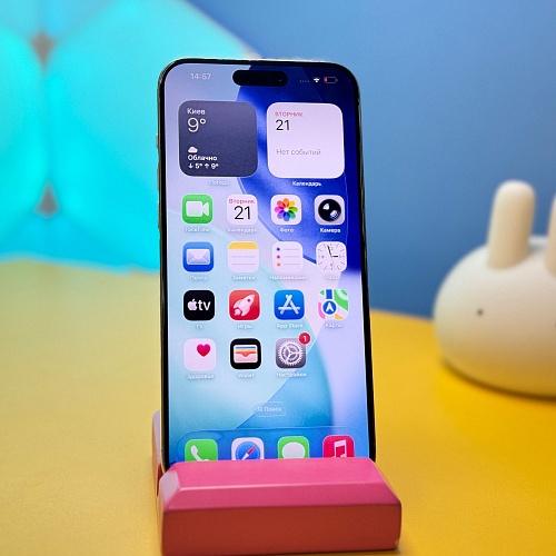 Смартфон Apple iPhone 15 Pro Max 256GB Natural Titanium (2600) Б/У