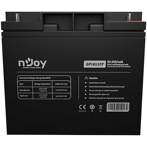Аккумулятор Njoy AGM 12V (12V/18Ah/216Wh) (GP1812CF)