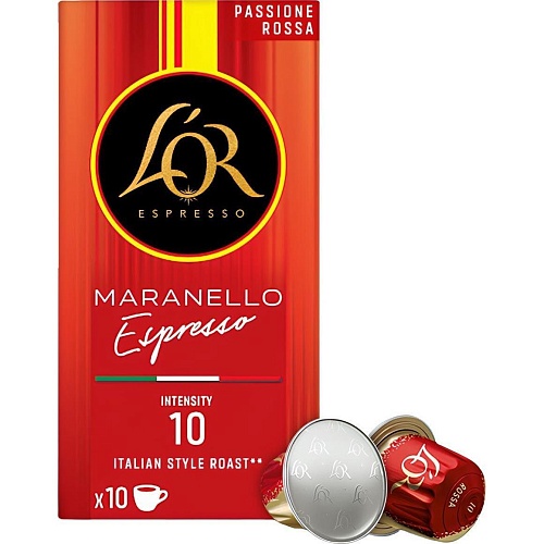 Кофе в капсулах L'or Passione Rossa Maranello Espresso 10шт (8711000579022)