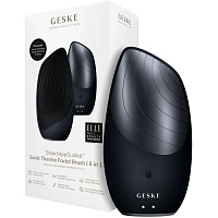 Чистящая щетка для лица GESKE Sonic Thermo Facial Brush 6в1 Black (HB0080)