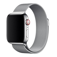 Ремешок Milanese Loop Magnetic Band для Apple Watch 42/44/45/46mm Silver