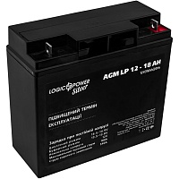 Акумулятор LogicPower Silver AGM 12V (12V/18Ah/216Wh) (6485) - придбати в Дніпрі, Україні: ціна, характеристики | інтернет-магазин TOUCH