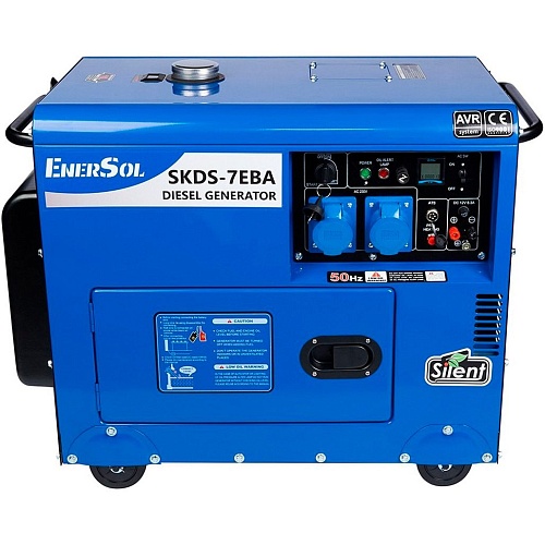 Генератор дизельный EnerSol SKDS-7EBA 6/6.5 кВт
