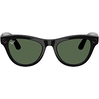 Смарт-очки Ray-Ban Meta Skyler Shiny Black/G-15 Green (RW4010 601/71 52-20) 