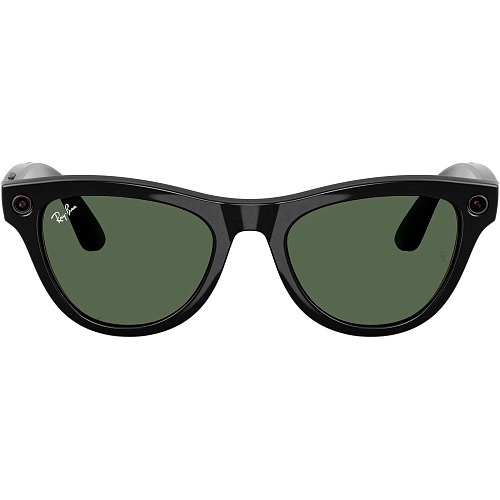 Смарт-очки Ray-Ban Meta Skyler Shiny Black/G-15 Green (RW4010 601/71 52-20) 