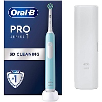 Электрическая зубная щетка Oral-B D305 Pro Series 1 Travel Case Caribbean Blue