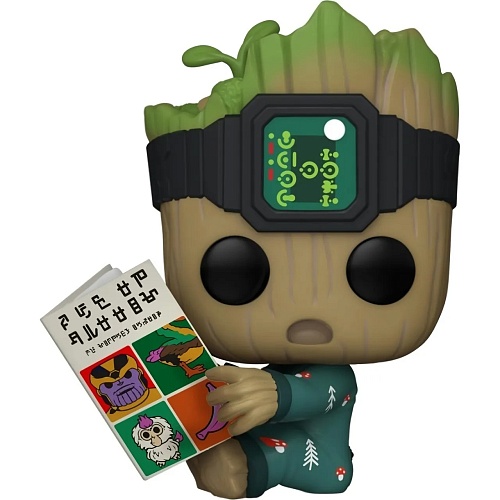 Фигурка Funko Pop! I am Groot: Грут с книгой (70651)