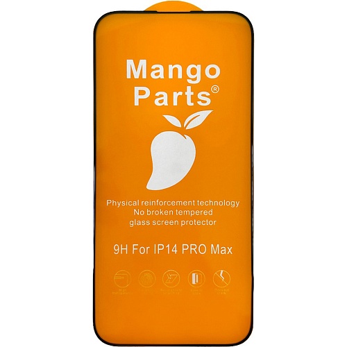 Защитное стекло Mango 9D Full Cover Tempered Glass для Apple iPhone 14 Pro Max (Black)