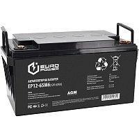 Аккумулятор Europower AGM 12V (12V/65Ah/780Wh) (EP12-65M6)