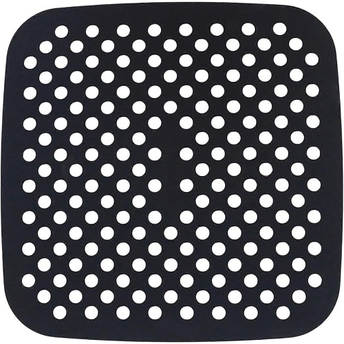 Силиконовый коврик для аэрогриля DK Silicone baking mat 21.5х21.5 см Black