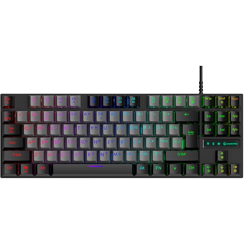 Клавиатура GamePro MK100B Blue Switch LED USB Black (MK100B)