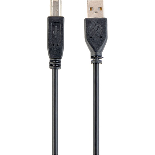 Кабель Cablexpert USB 2.0 AM/BM 1.8m Black (CCP-USB2-AMBM-6) - придбати в Дніпрі, Україні: ціна, характеристики | інтернет-магазин TOUCH